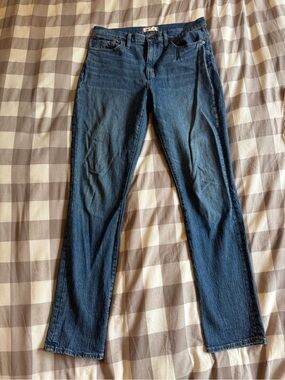 Madewell High Rise Slim Boy Jean Women's Dark Blue size 30T